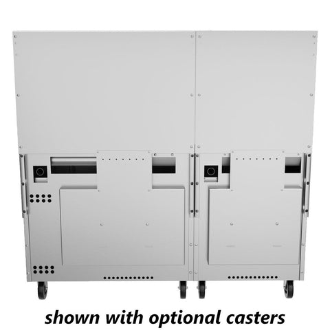 Vulcan 60SS-6B24GP Endurance 60 Inch Propane Gas Range with 6 Burners, 24 Inch Manual Griddle, and 2 Ovens