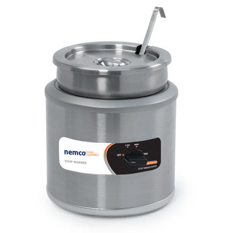 Nemco 6103A 11 Qt. Round Countertop Cooker/Warmer, 120V 1250W