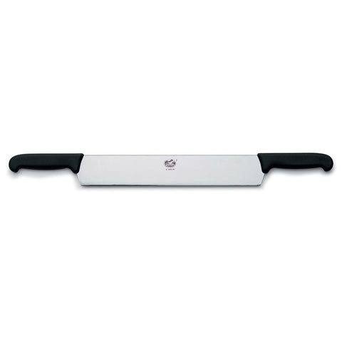 Victorinox Swiss Army 6.1203.36 Cheese Knife with 14" Blade and Double Black Nylon Handles