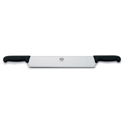 Victorinox Swiss Army 6.1203.36 Cheese Knife with 14" Blade and Double Black Nylon Handles