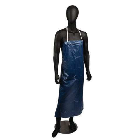 San Jamar 614DVA Clear Vinyl Dishwashing Apron, 12 Mil Bib Style