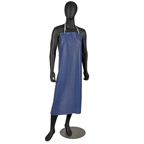 San Jamar 614DVA Clear Vinyl Dishwashing Apron, 12 Mil Bib Style