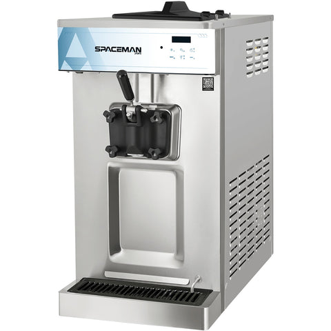Spaceman USA 6236-C Countertop Gravity-Fed Single-Flavor Soft Serve Ice Cream Machine, 208-230V