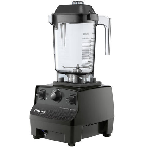 Vitamix 62824 Drink Machine Advance 2.3 HP Black Commercial Blender with 48 oz. Container - 120V