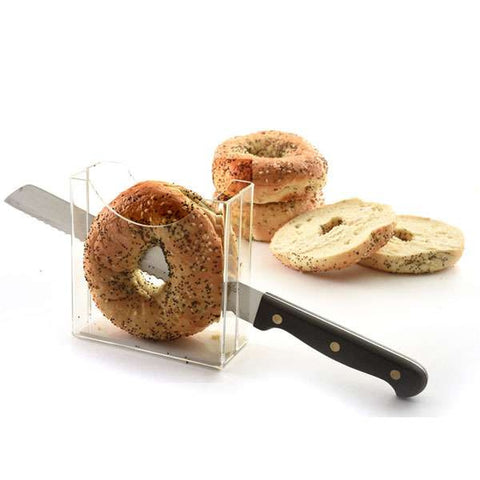 Norpro 628 Large Acrylic Bagel Holder and Cutter Stand