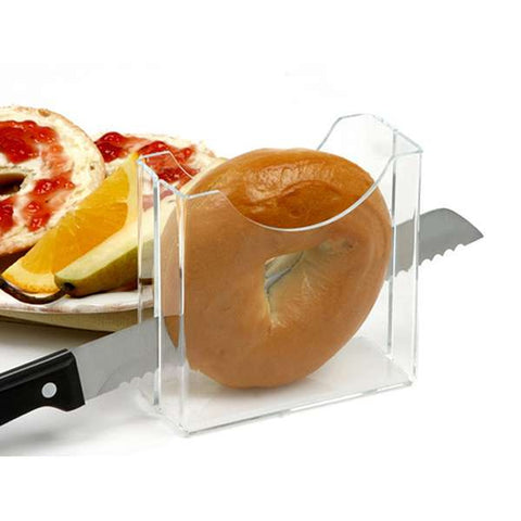 Norpro 628 Large Acrylic Bagel Holder and Cutter Stand