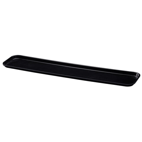 Cambro 630MT110 Black Fiberglass Market Display Tray, 6-7/16" x 30" x 3/4"