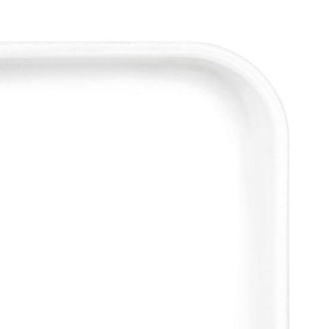 Cambro 630MT148 Rectangular Fiberglass Market Display Tray, White, 30" x 6-7/16" x 3/4"