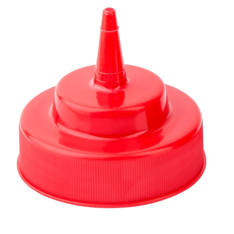 TableCraft Products 63TK WideMouth Cone Tip Cap, Red, 63 mm