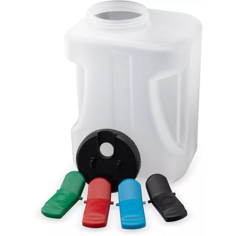 Carlisle FoodService Products 640000 - 1 Gallon Mixing Container with Black Lid