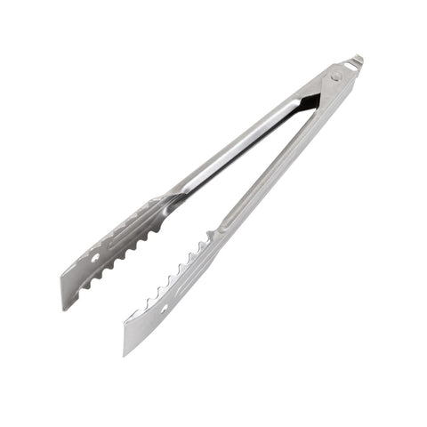 Edlund 6410HDL/12 10" Stainless Steel Gripper Tongs with Locking Mechanism