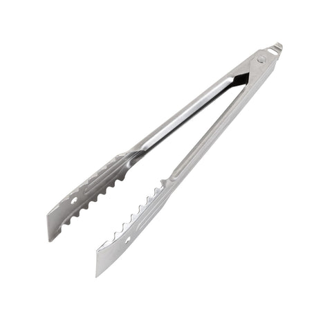 Edlund 6410HDL/12 10" Stainless Steel Gripper Tongs with Locking Mechanism