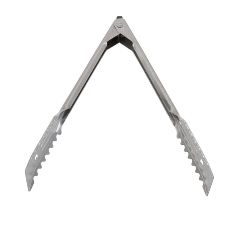 Edlund 6410HDL/12 10" Stainless Steel Gripper Tongs with Locking Mechanism