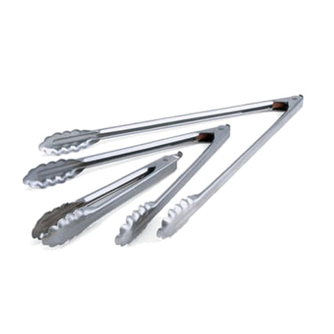 Edlund 6410HDL/72 10" Stainless Steel Locking Gripper Tongs - 72 Pack