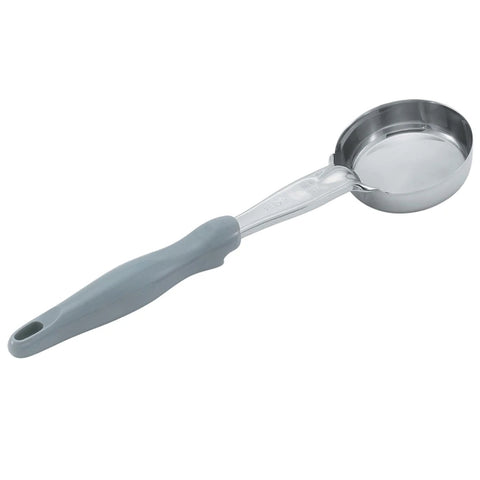 Vollrath 6433445 Jacob's Pride 4 oz. Gray Solid Round Spoodle Portion Spoon