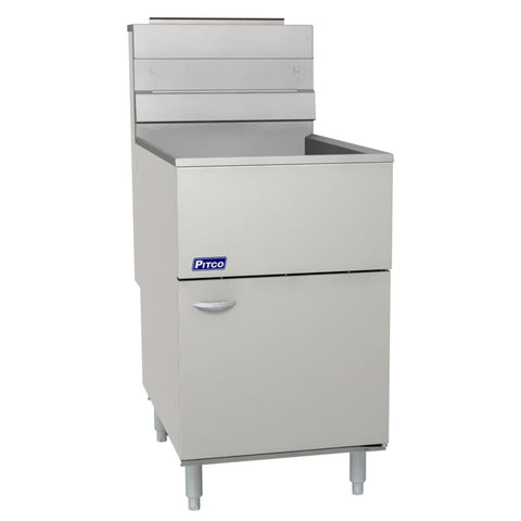 Pitco 65C+S Commercial Floor Gas Fryer, 80 lb Oil Capacity, 150,000 BTU