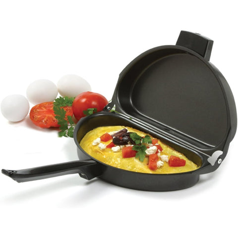 Norpro 664 Nonstick Flip Omelet Pan with Stay Cool Handle