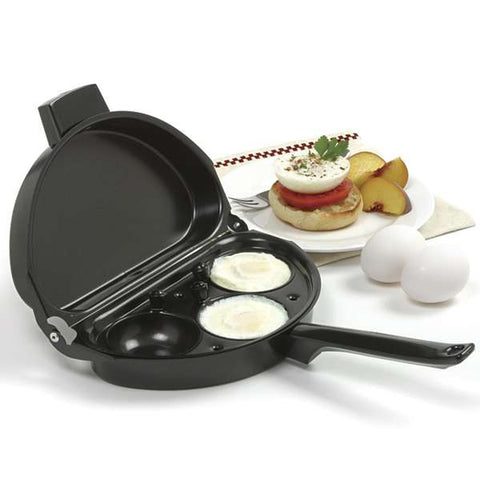 Norpro 665 Nonstick Omelet Pan with Egg Poacher