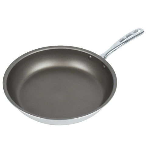 Vollrath 67012 12-inch Wear-Ever Aluminum Fry Pan with PowerCoat2 Nonstick Coating and TriVent Handle