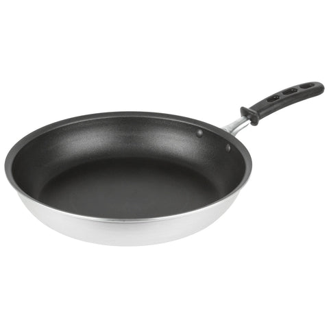 Vollrath 67612 12-Inch Wear-Ever Aluminum Fry Pan with SteelCoat x3 Nonstick Coating and TriVent Silicone Handle