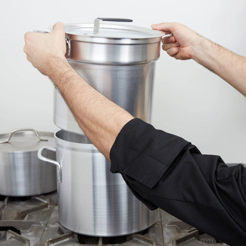 Vollrath 67711 Wear-Ever 12 Qt Aluminum Double Boiler with 11 Qt Inset and Cover