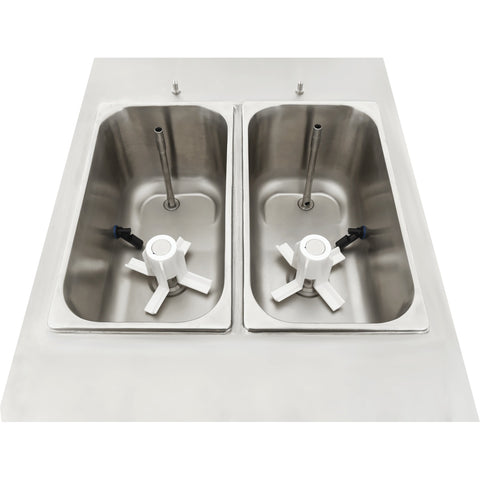 Spaceman USA 6795-CL Frozen Drink and Shake Machine, 2 Hopper Floor Model