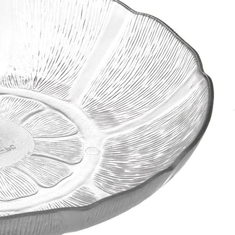 Carlisle FoodService Products 690707 Petal Mist Soup/Salad Plate, 8-Inch, 24 fl oz, Clear Polycarbonate