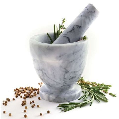 Norpro 695 Marble Mortar and Pestle, 3/4 Cup
