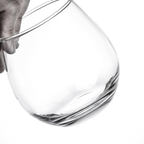 Enhanced Glassware 6LB04 19 oz Short Stemless Wine Glass