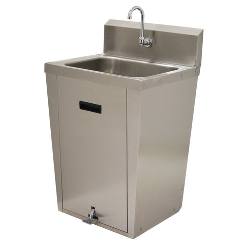 Advance Tabco 7-PS-18 Hands-Free Pedestal Hand Sink with 14" x 16" Bowl