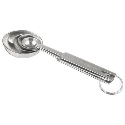 Tablecraft Products 722 Heavyweight Stainless Steel Measuring Spoon Set