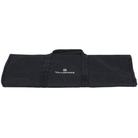 Victorinox 7.4012.5 12-Pocket Tri-Fold Knife Roll Bag, Black Polyester