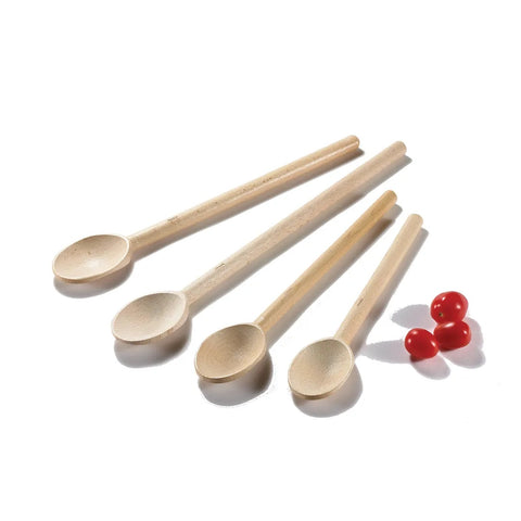 Browne USA Foodservice 744568 18" Alpine Beechwood Wood Spoon with Wax Finish
