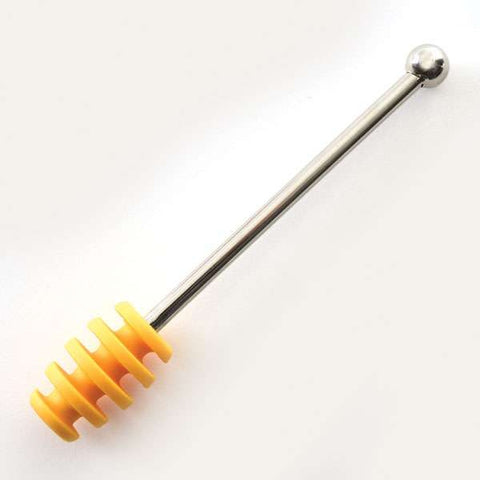Norpro 7461D Silicone Honey Dipper with Stainless Steel Handle