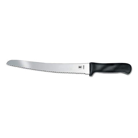 Victorinox 7.6058.17 10" Curved Serrated Bread Knife with Black Fibrox Handle