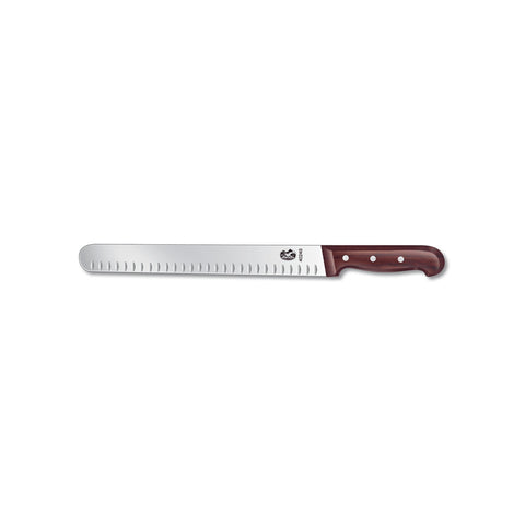 Victorinox 7.6059.11 Granton Edge Slicer Knife with 12" Blade and Rosewood Handle