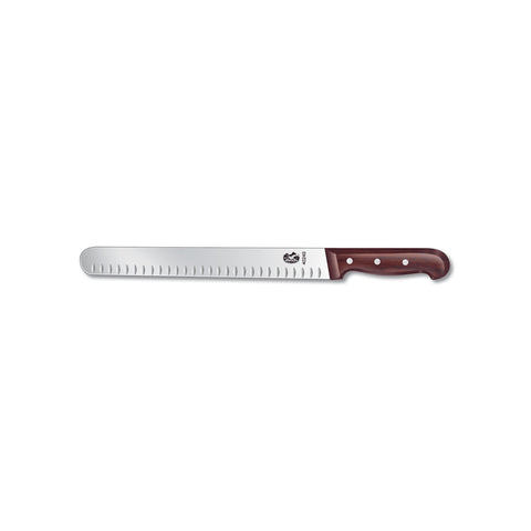 Victorinox 7.6059.11 Granton Edge Slicer Knife with 12" Blade and Rosewood Handle