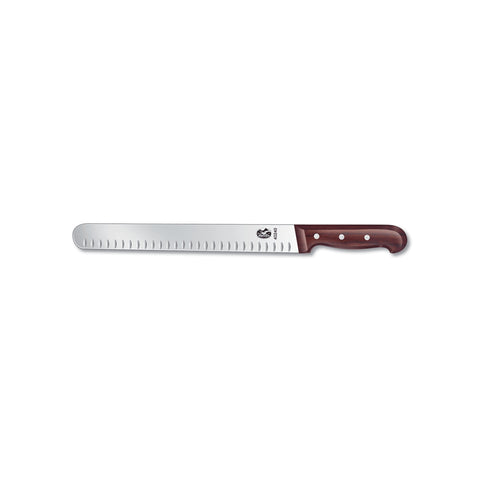 Victorinox 7.6059.12 14 inch Granton Edge Slicer Knife with Rosewood Handle