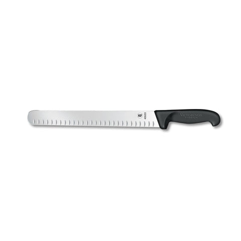 Victorinox 7.6059.13 Granton Edge 10" Slicer Knife with Black Fibrox Handle