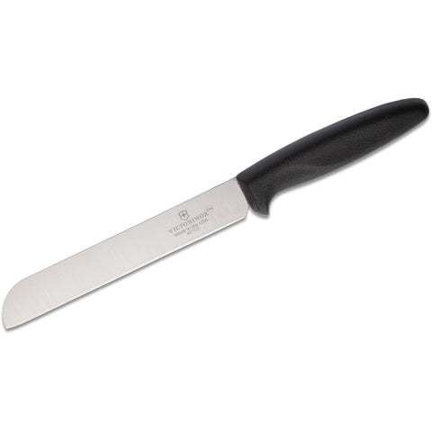 Victorinox Swiss Army 7.6059.4 6.38" Produce and Utility Knife with Black Polypropylene Handle