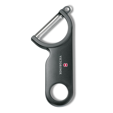 Victorinox 7.6073.3 Black Y-Style Potato and Vegetable Peeler with Blemish Remover