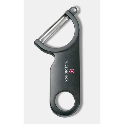 Victorinox 7.6073.3 Black Y-Style Potato and Vegetable Peeler with Blemish Remover