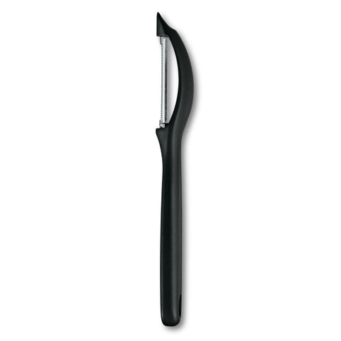 Victorinox 7.6075 Universal Peeler with Serrated Edge, Black Handle