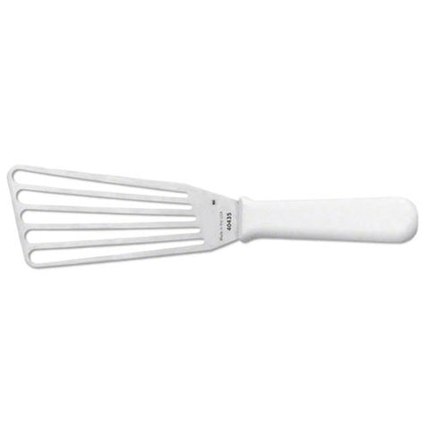 Victorinox 7.6259.13 Fish Turner - 3 in x 6 in Slotted Blade with White Polypropylene Handle
