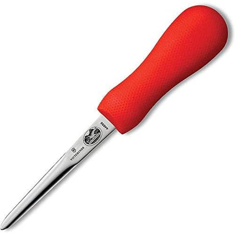 Victorinox 7.6399.4 Boston Style Oyster Knife with 3-Inch Blade and Red SuperGrip Handle
