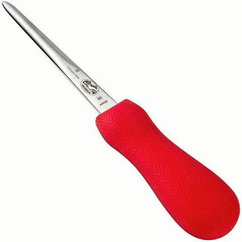 Victorinox 7.6399.4 Boston Style Oyster Knife with 3-Inch Blade and Red SuperGrip Handle