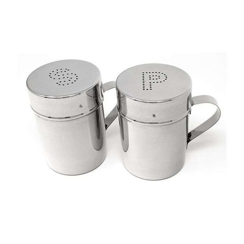 Norpro 763 Stainless Steel Salt and Pepper Shaker Set with Handles