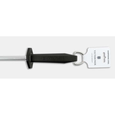 Victorinox 7.8991.15 12" Diamond Oval Sharpening Steel with Loose Ring and Nylon Handle
