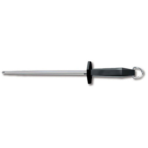 Victorinox 7.8991.4 - 10" Combination Cut Knife Sharpening Steel with Black Plastic Handle