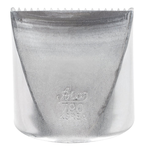 Ateco 790 Cake Icer Piping Tip - Stainless Steel Pastry Tube